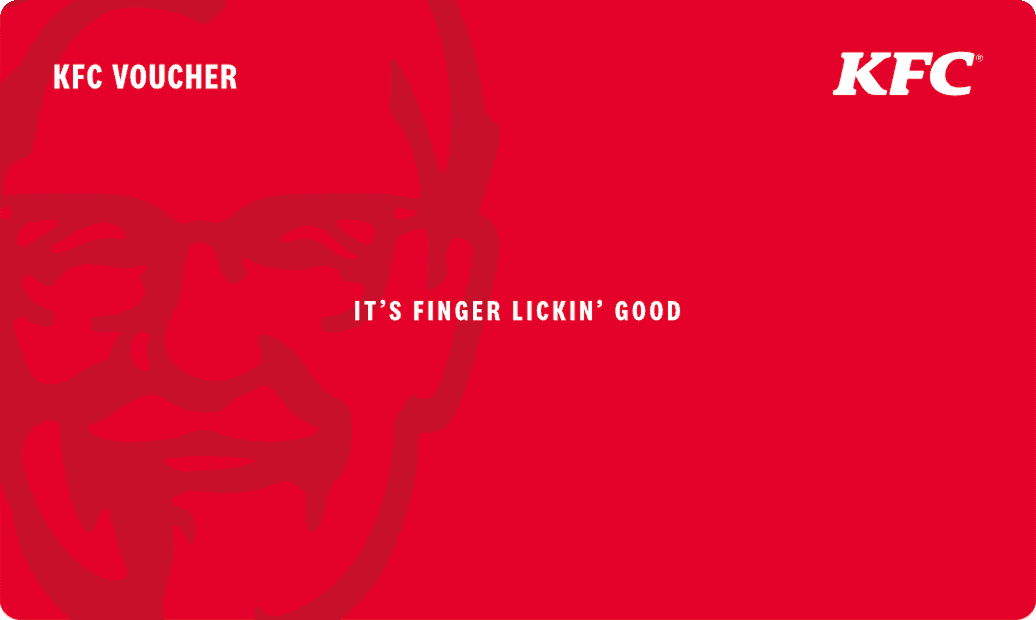 KFC Voucher — It's Finger Lickin' Good